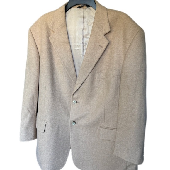 Claiborne Camel Hair Fabric Blazer Men’s 44S Sports Coat Luxury Classic Style - Picture 1 of 16